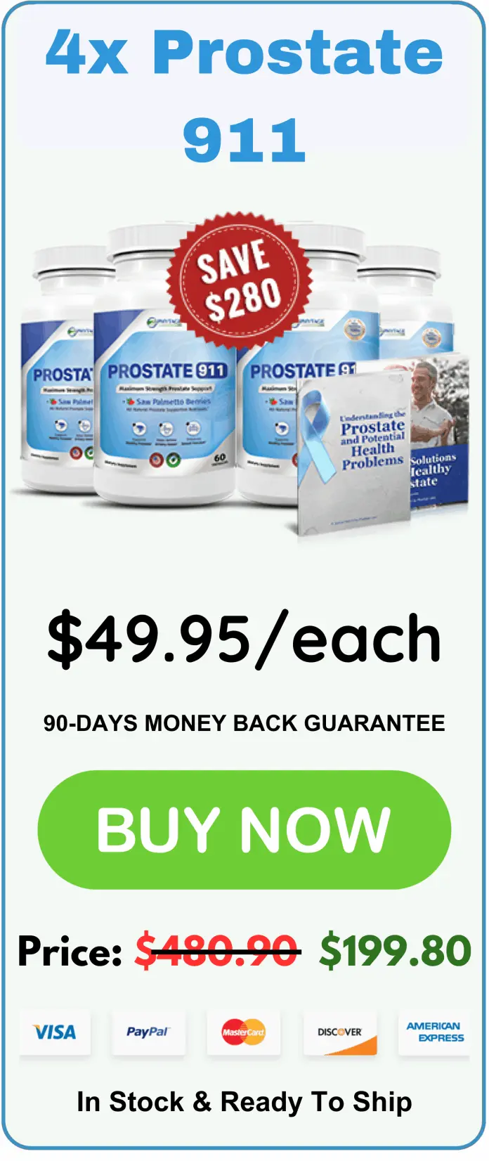 Prostate 911 offer package price 