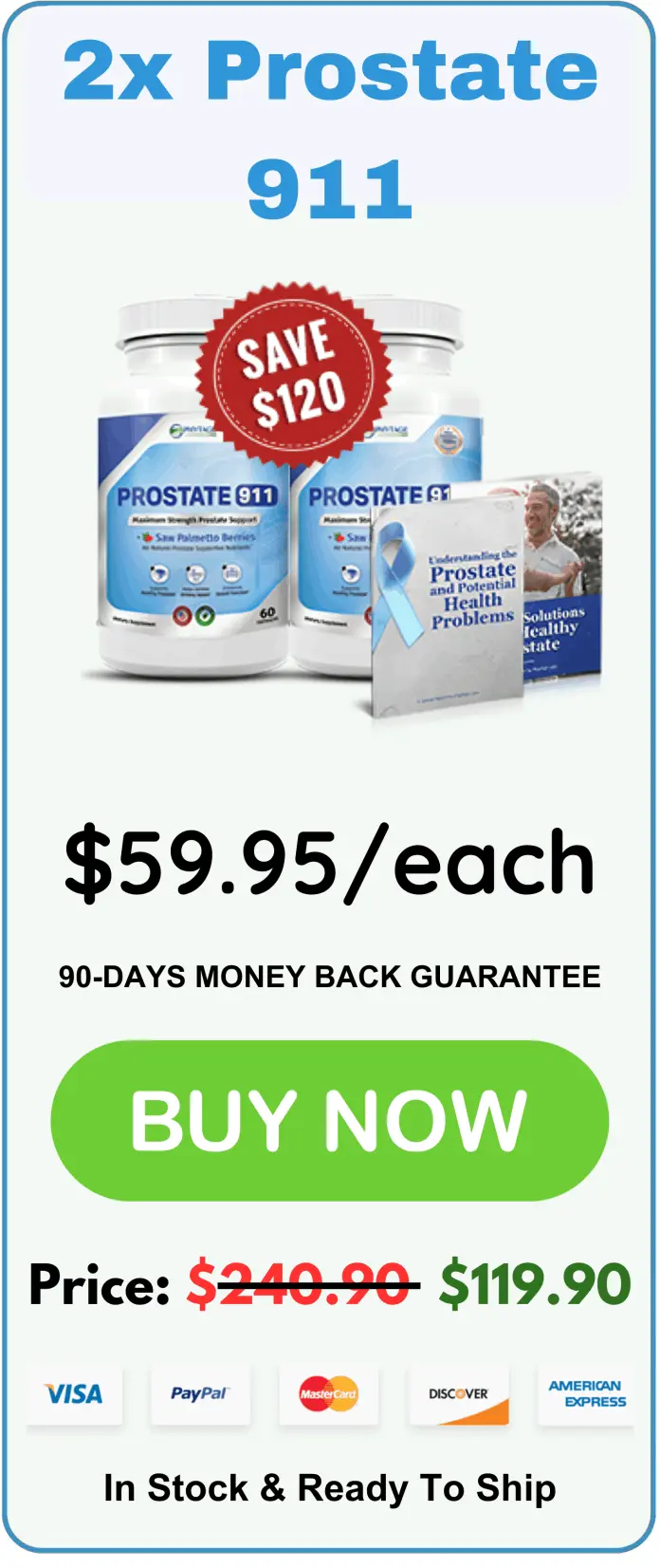 Prostate 911 offer price 